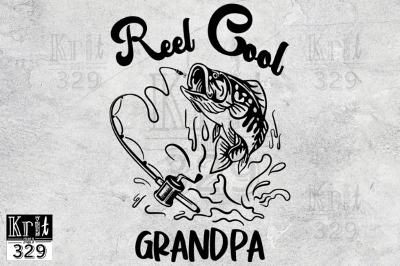 Reel Cool Grandpa SVG Graphic by Krit-Studio329 · Creative Fabrica