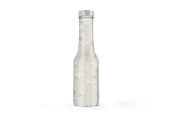Download Clear Glass Sauce Bottle Mockup Graphic By Greenart Creative Fabrica