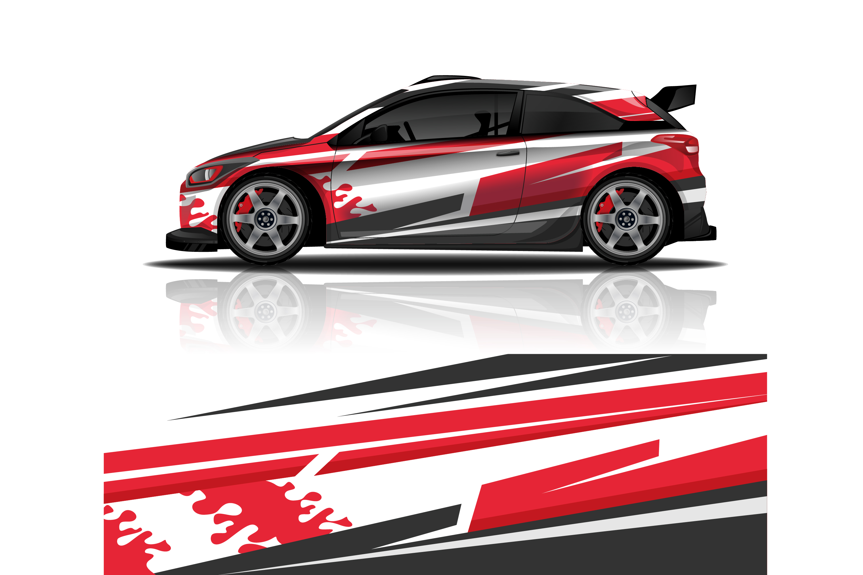 Wrap Car Decal Design Vector Livery Race Graphic by 21graphic ...