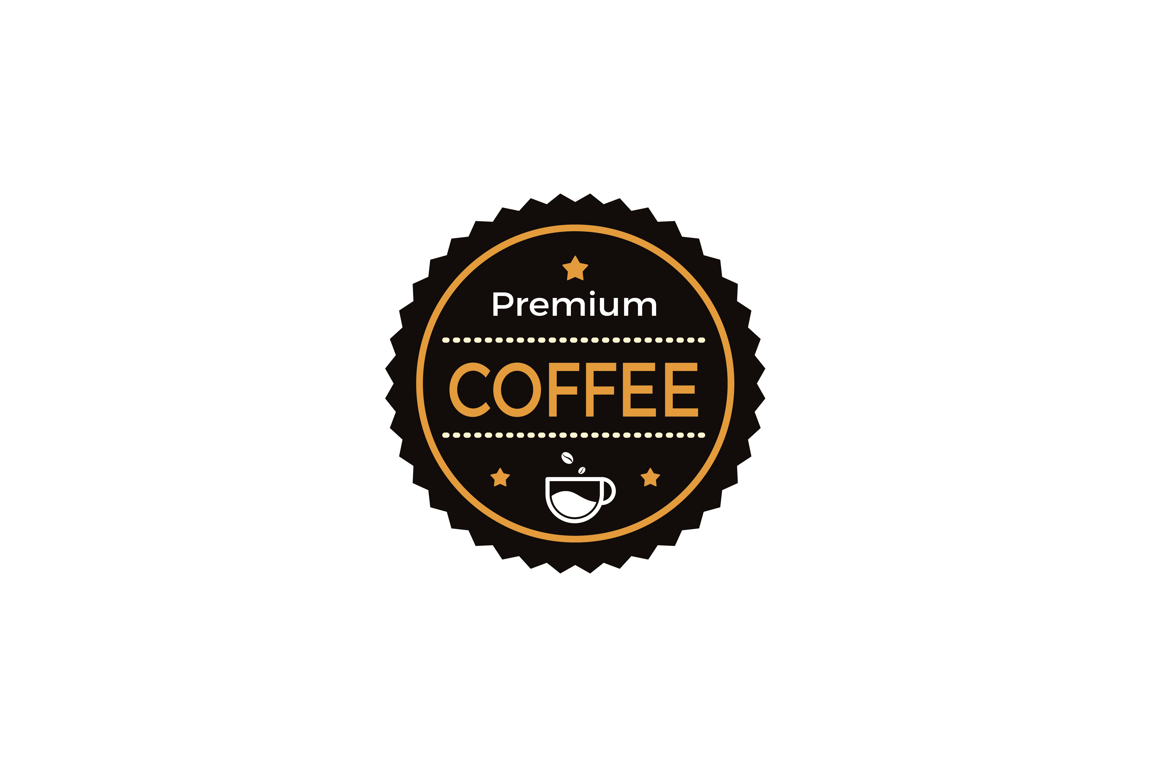 Logo Badge Coffee Shop Afbeelding door risaputra253 · Creative Fabrica