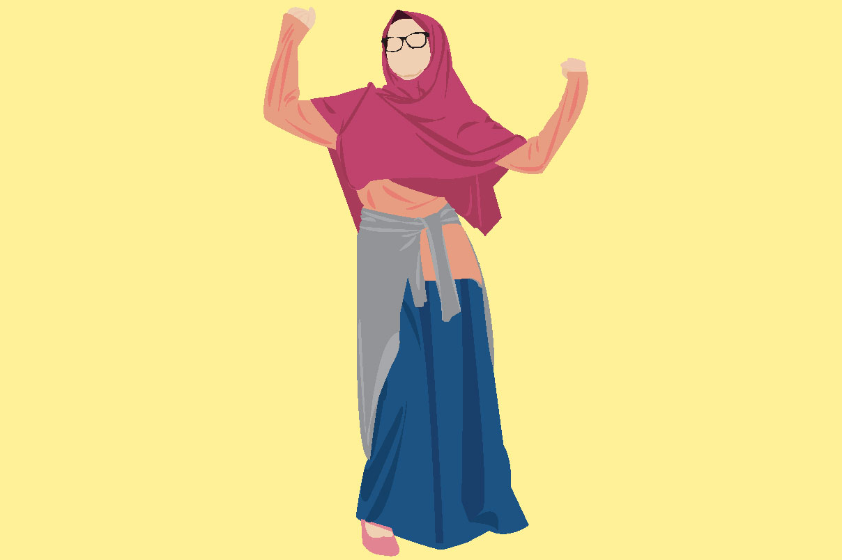 Muslim Women Are Strong Graphic by designbyanana · Creative Fabrica