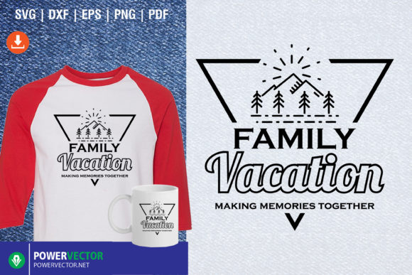 Download Family Vacation Svg Print Cut Files Graphic By Powervector Creative Fabrica