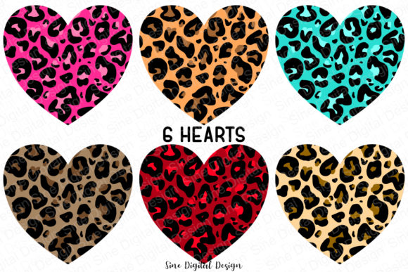 Love - Leopard Heart - Valentine Graphic by EmilyysCreations