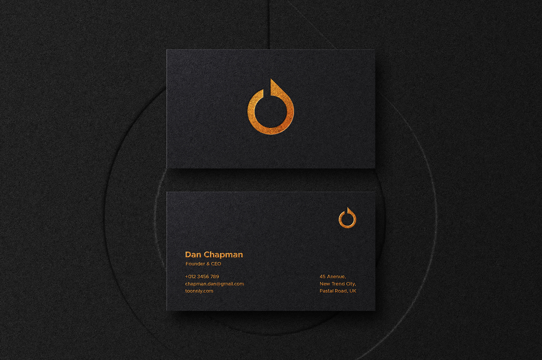 Luxury Business Card & Logo Mockup Graphic by Hakim Visuals