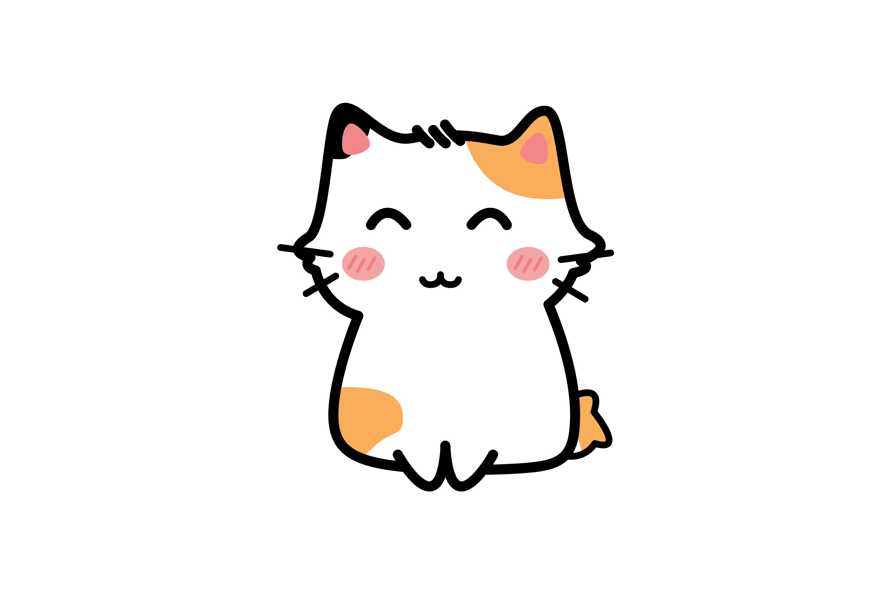 Angry Siamese Cat Gráfico por danmoroboshi · Creative Fabrica