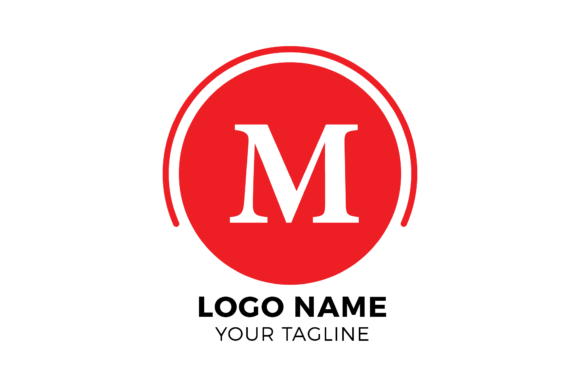red circle logo with m