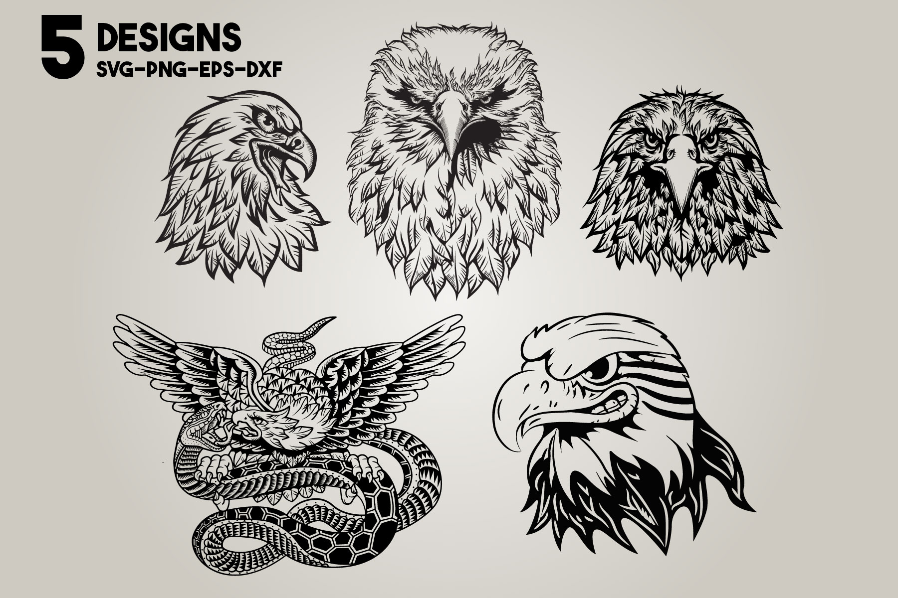 Download Eagle Bundle Svg Graphic By Euphoria Design Creative Fabrica