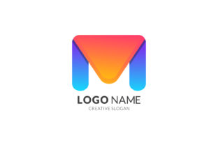M Logo Design Graphic by jakiabegum852 · Creative Fabrica
