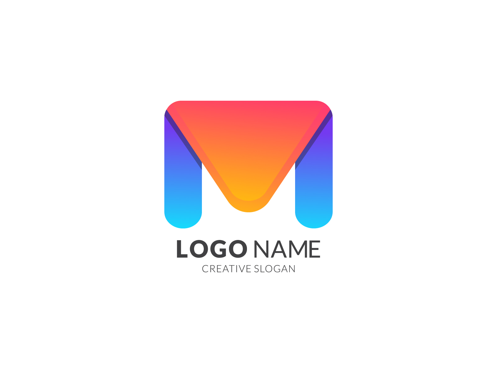 Letter M MM Monogram Logo Design Vector Graphic by vectoryzen · Creative  Fabrica