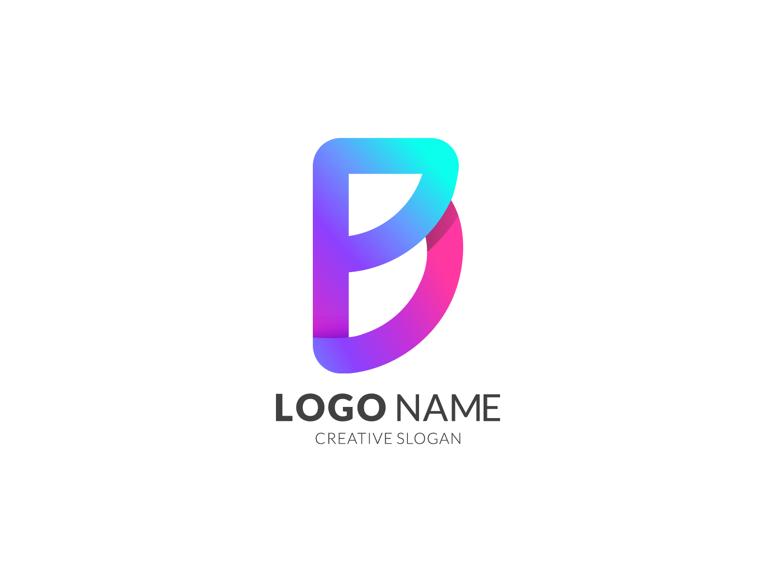 Letter P Logo Vector Design Images, Colorful Gradient Abstract Letter P  Logo Design, Abstract, Alphabet, Art PNG Image For Free Download