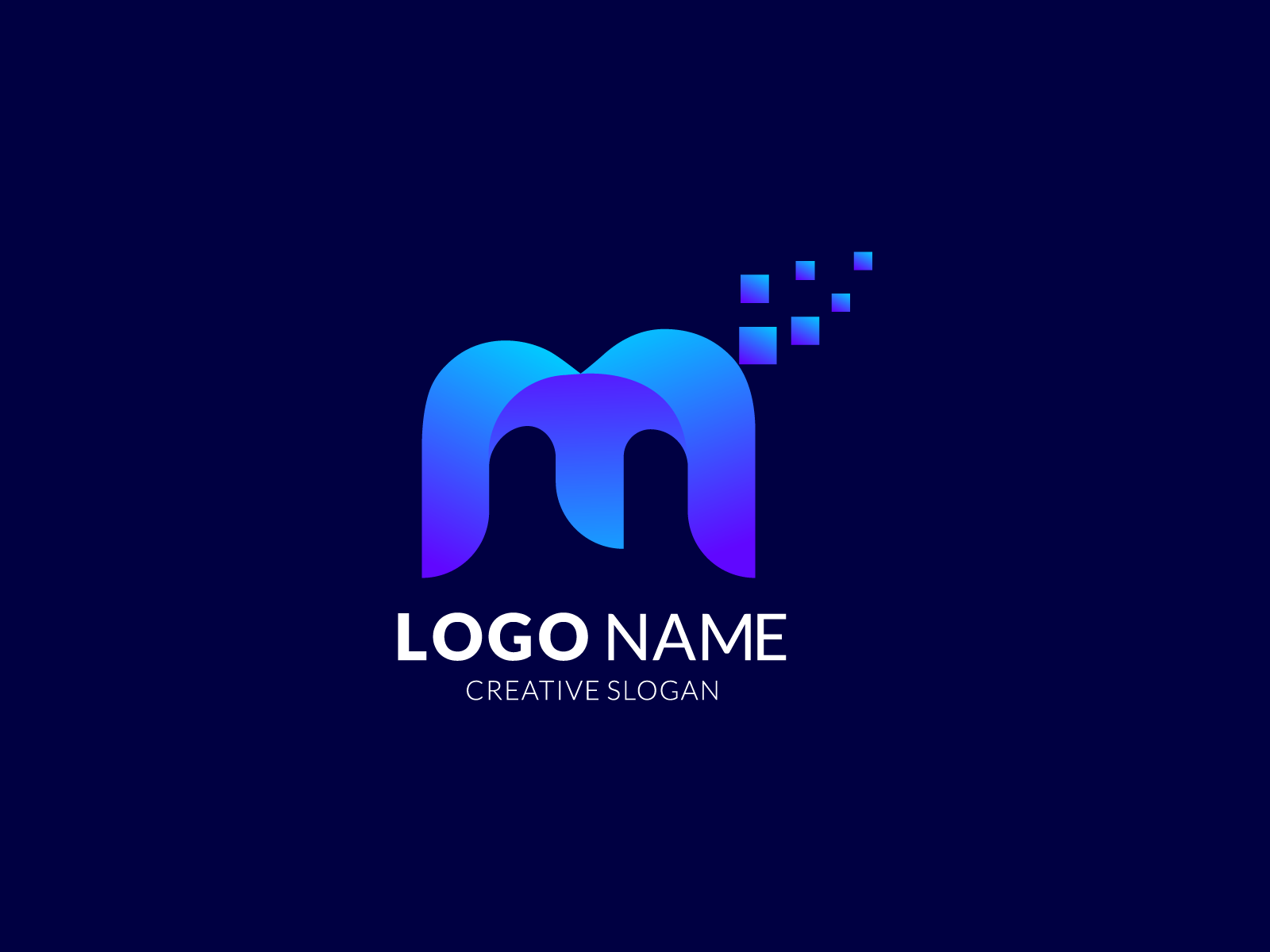 M Letter Logo Design Vector Graphic By Firojbrand Creative Fabrica