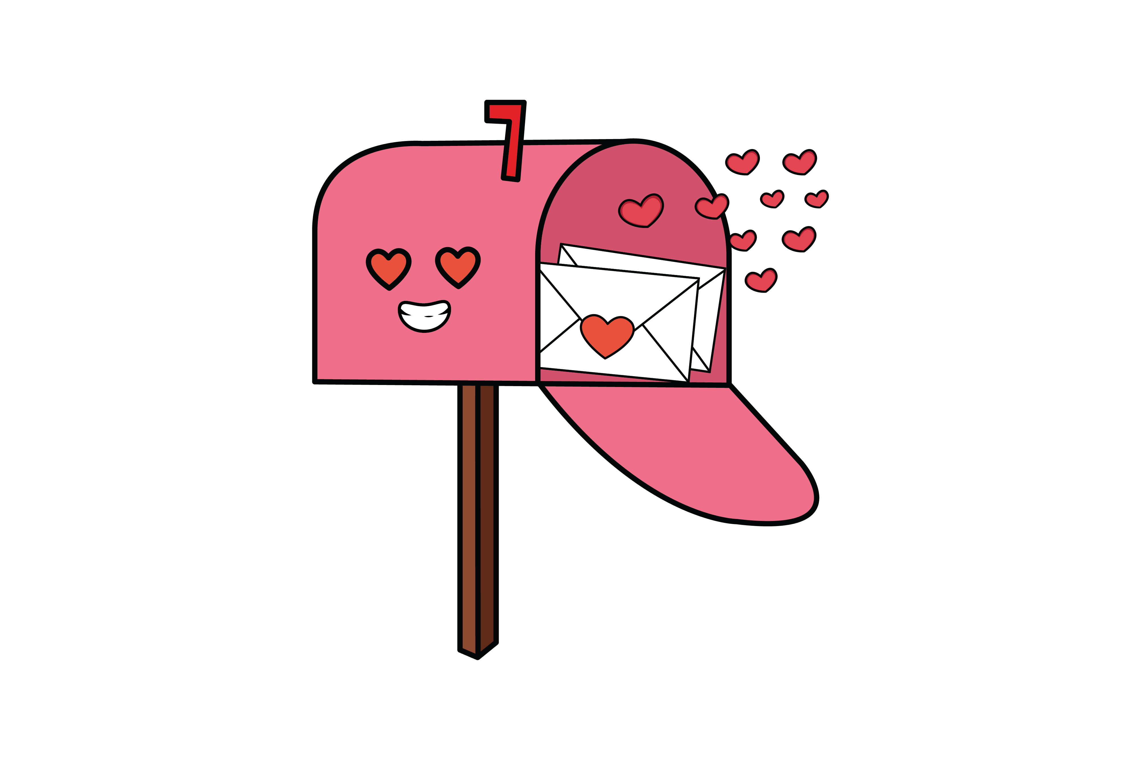 valentine mailbox clip art