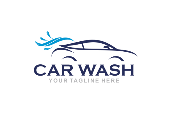 Flat Car Wash Logo Background. Best Logo Graphic by DEEMKA STUDIO ·  Creative Fabrica