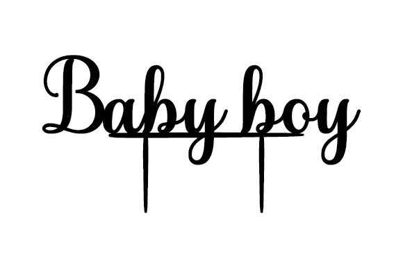 It's a Boy Baby Shower Cake Topper Graphic by Craftoon · Creative Fabrica