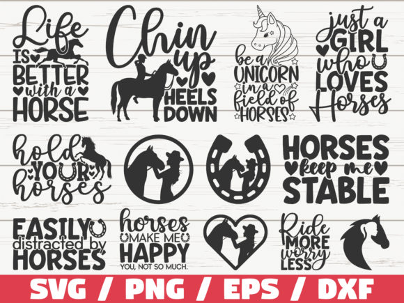 Download Horses Bundle Graphic By Zecworkshop Creative Fabrica