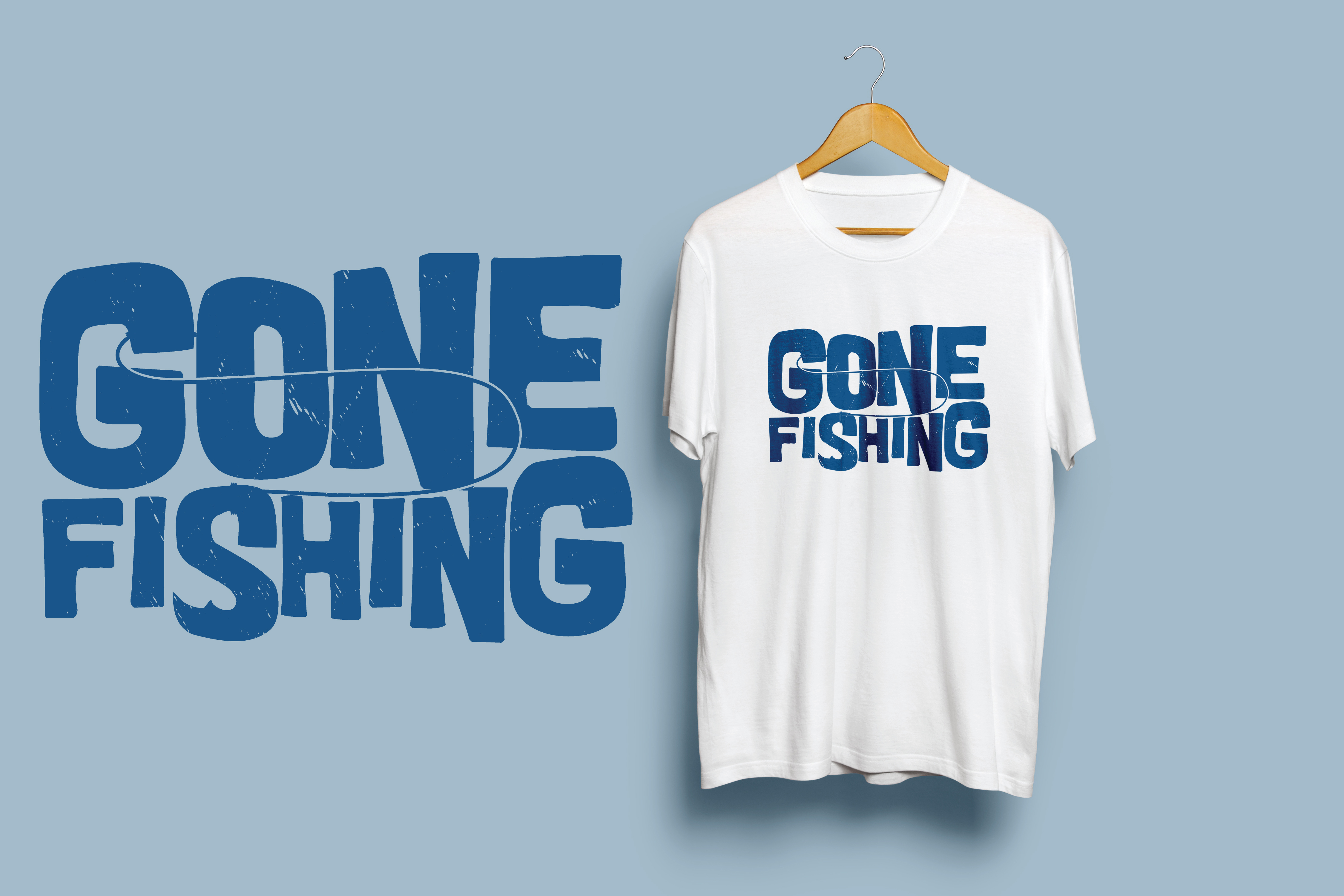 Fishing T Shirt Gone Fishing Graphic by Crestu1410 · Creative Fabrica