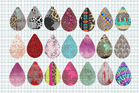 Sublimation Earring Bundle Graphic by designscor · Creative Fabrica