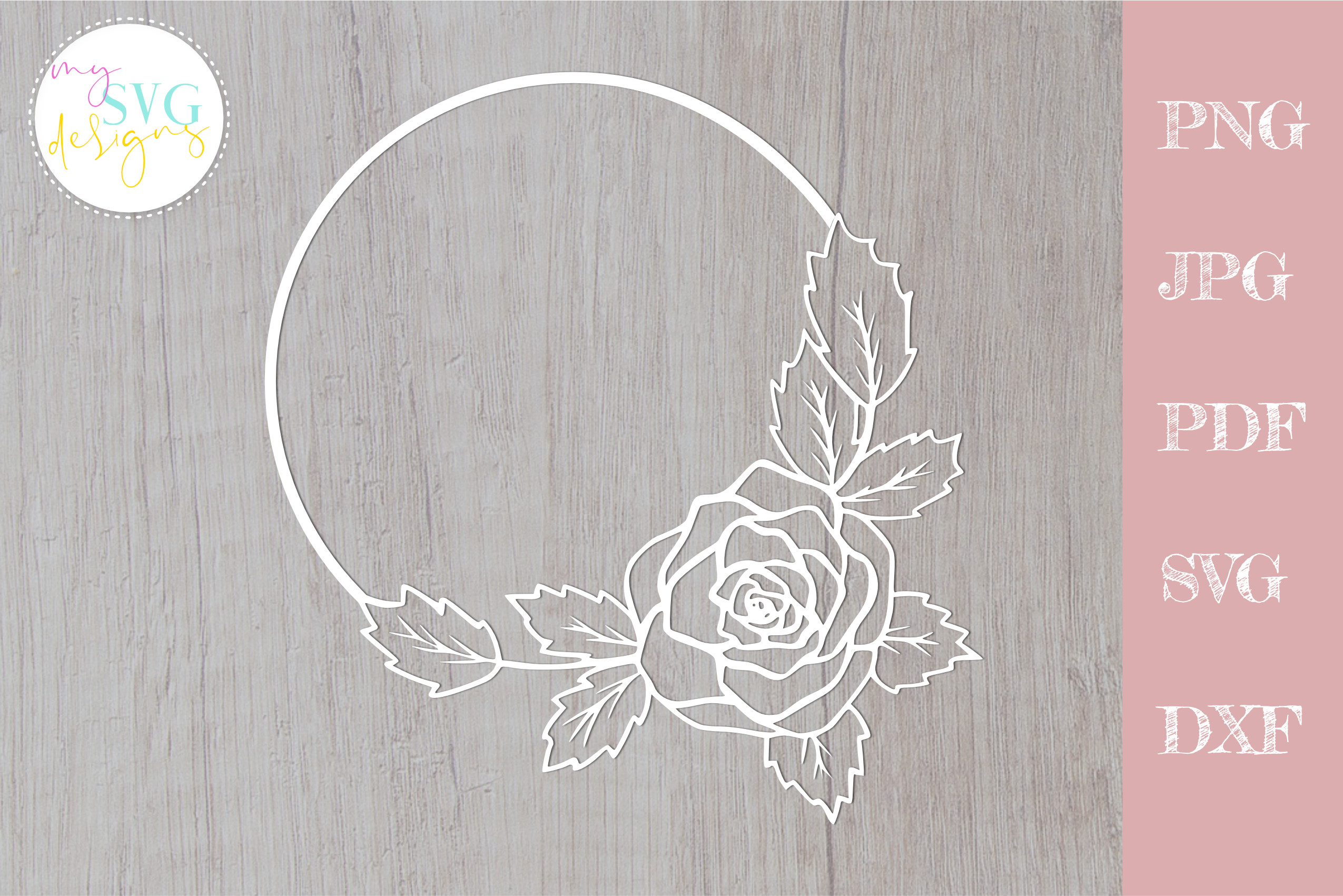 Download Rose Monogram Graphic By Mysvgdesigns Creative Fabrica