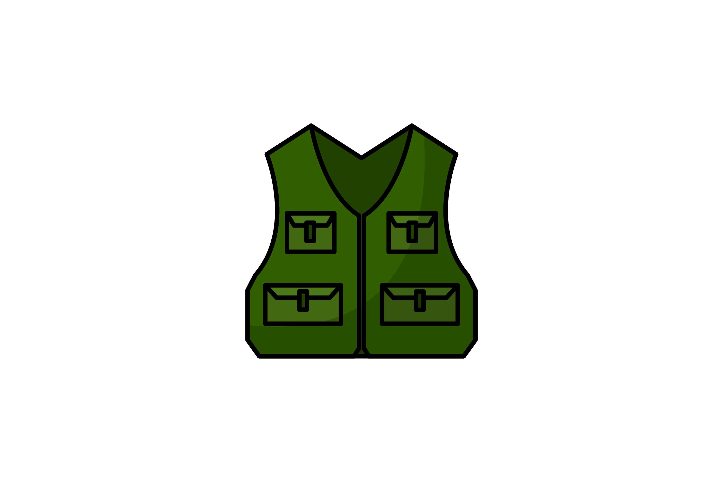 Vest Paintball Sport Icon Graphic by yellowhellow · Creative Fabrica