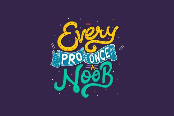Every Pro Was Once a Noob - Svg Quote Graphic by BrixBrian · Creative ...