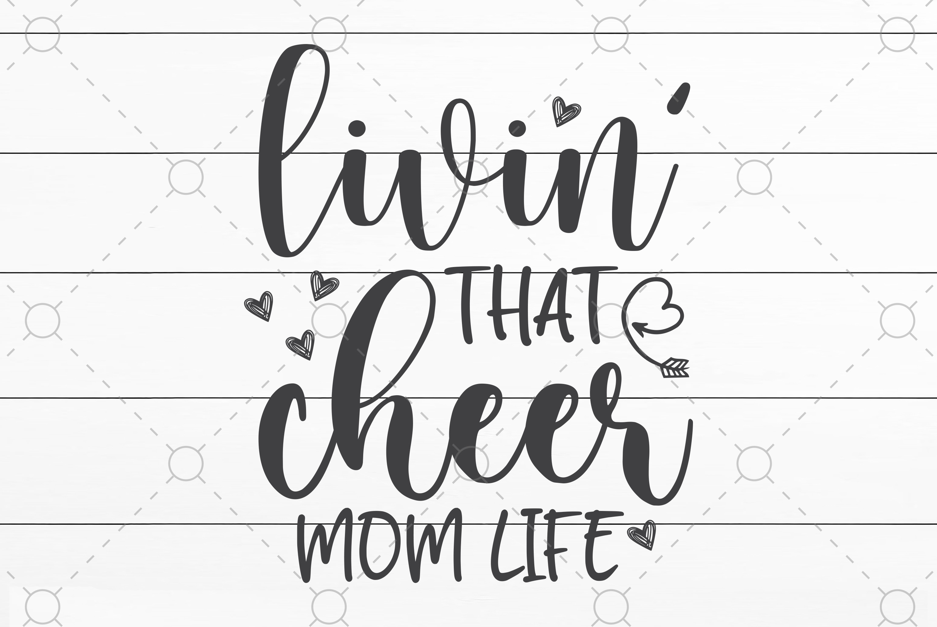 Livin' That Cheer Mom Life Graphic by CraftartSVG · Creative Fabrica