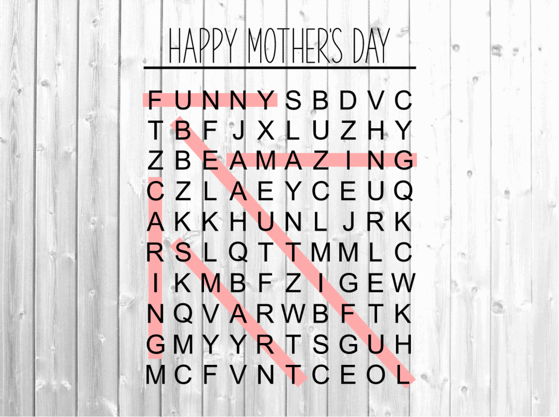 Download Mother S Day Word Search Svg Mom Svg File Free Svg Cut Files