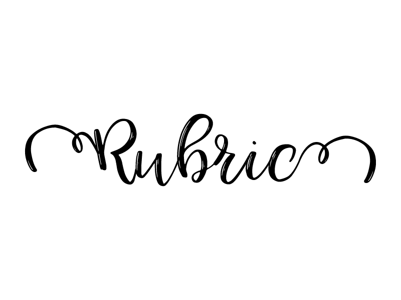 Rubric SVG Lettering Typography Graphic by islanowarul · Creative Fabrica