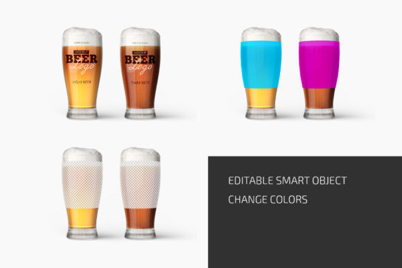 Beer Glass Mockup Graphic by country4k · Creative Fabrica