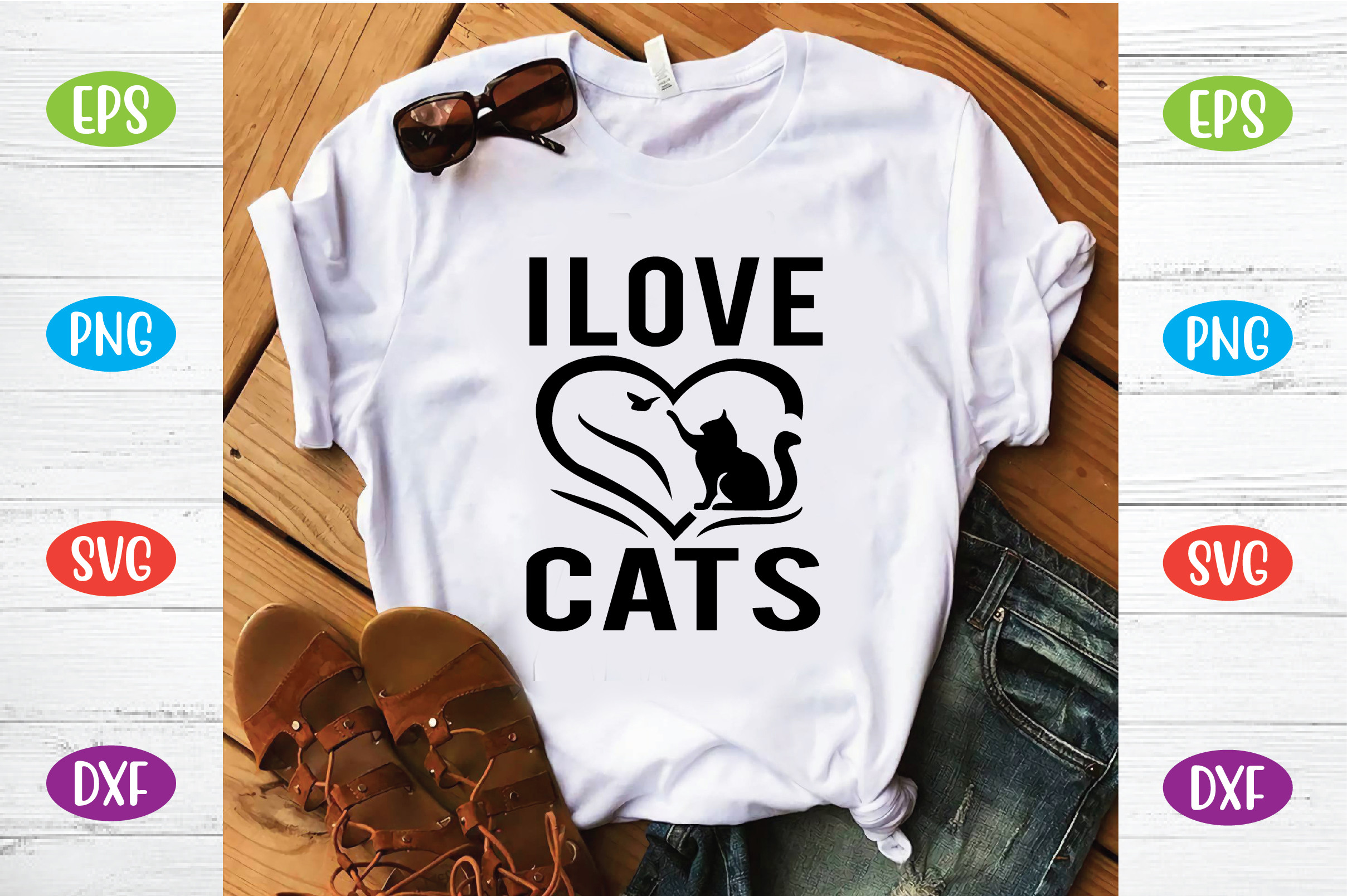 I Love Cats Graphic by Displayfont store · Creative Fabrica
