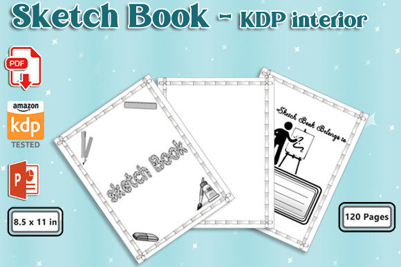 Sketch Book for Kids/adults - Kdp Interior Graphic by ishop · Creative  Fabrica
