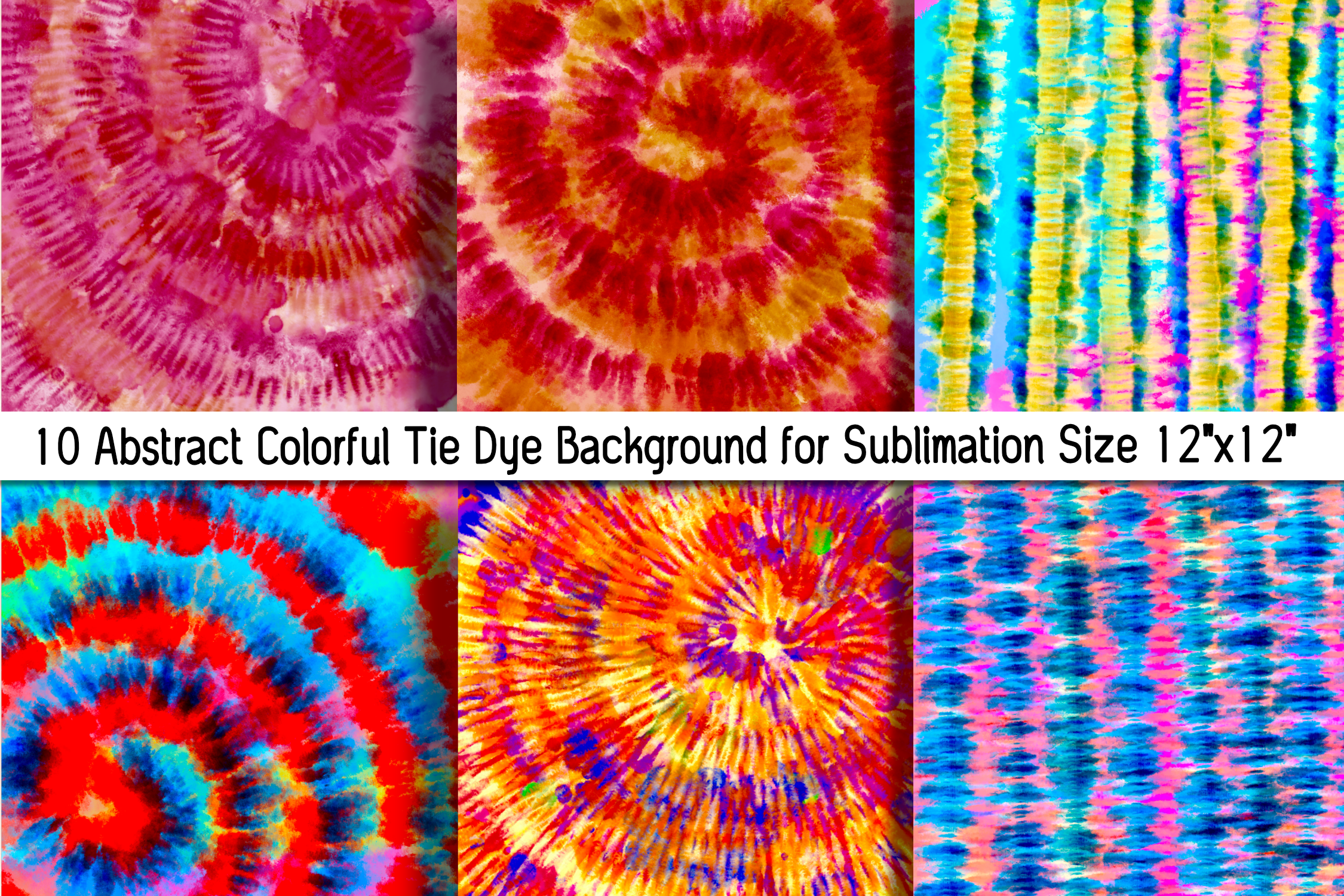 10 Tie Dye Background for Sublimation Graphic by ANNA DESIGN · Creative  Fabrica