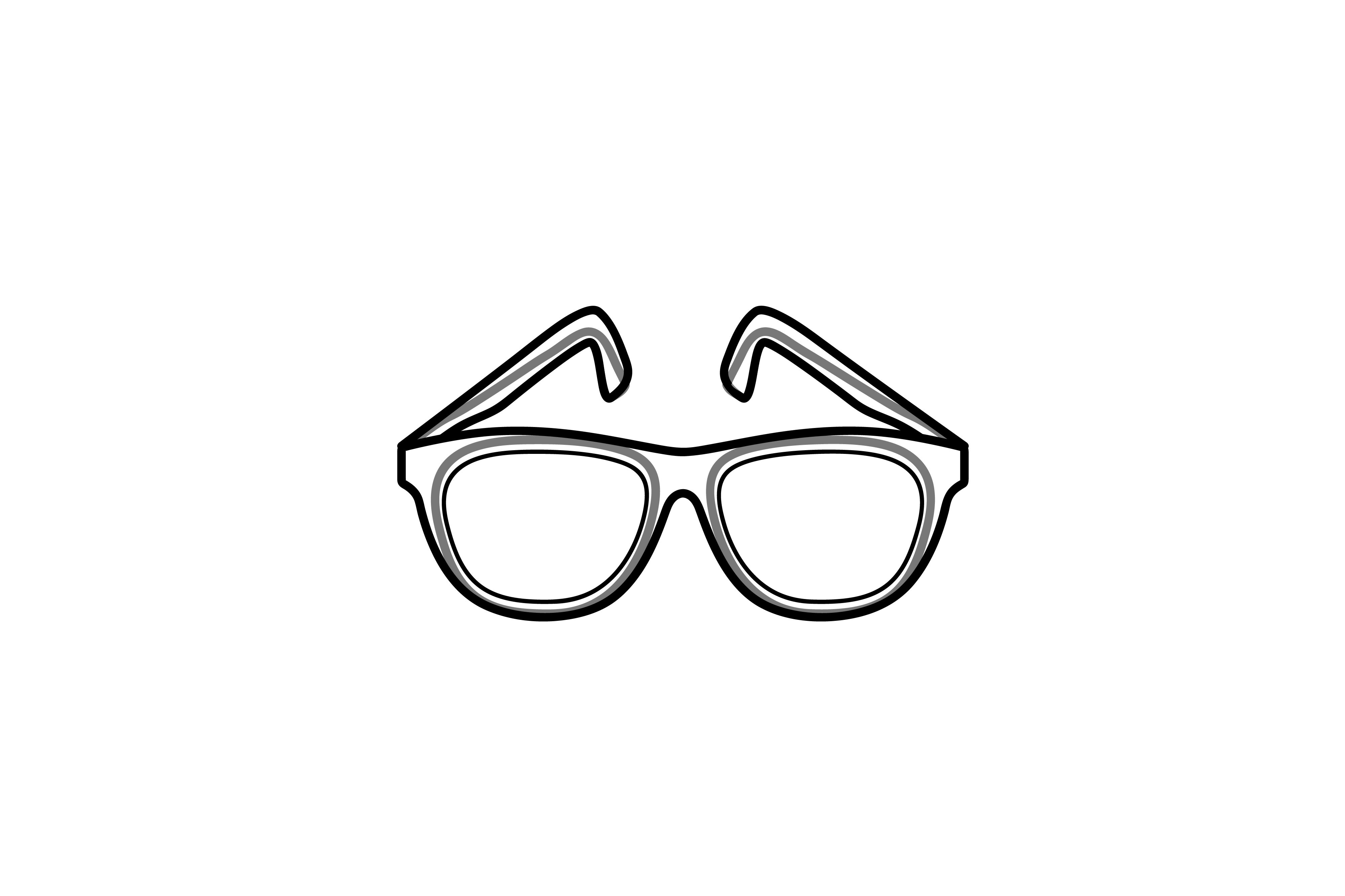 Summer Glasses Outline Icon-01 Graphic by goodflows.studio · Creative ...