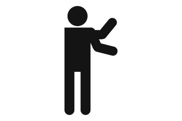 Man, win, stickman, stick figure, hand up icon - Download on Iconfinder