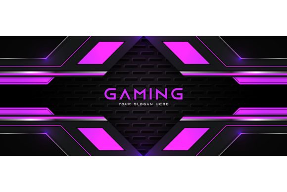 Gaming Channel-  Banner Template, Websites, UX and UI Kits