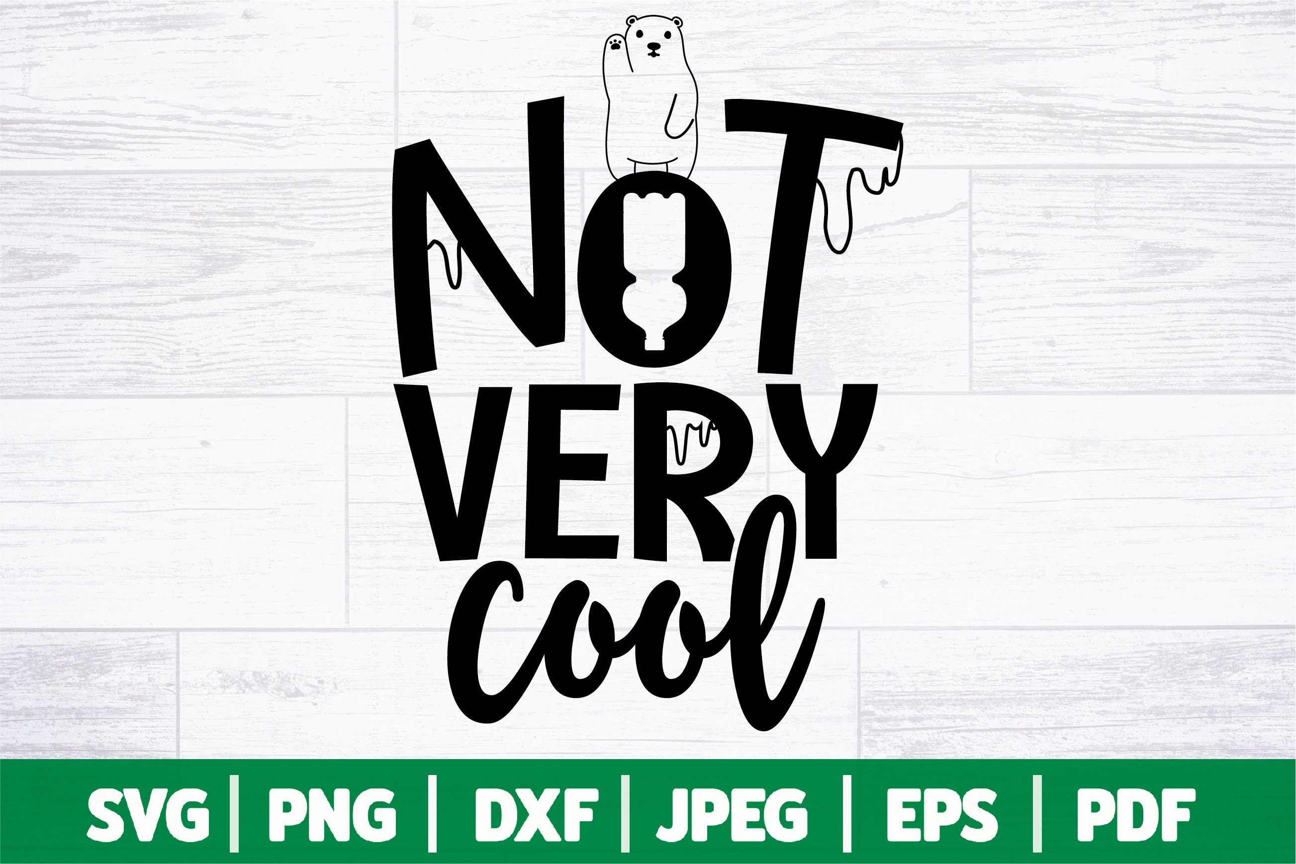 Not Very Cool SVG | Climate Change SVG Graphic by SouthernDaisyDesign ...