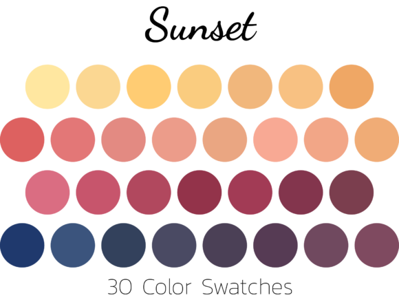 Color Palette, Color Swatches, Cute Graphic by Rujstock · Creative
