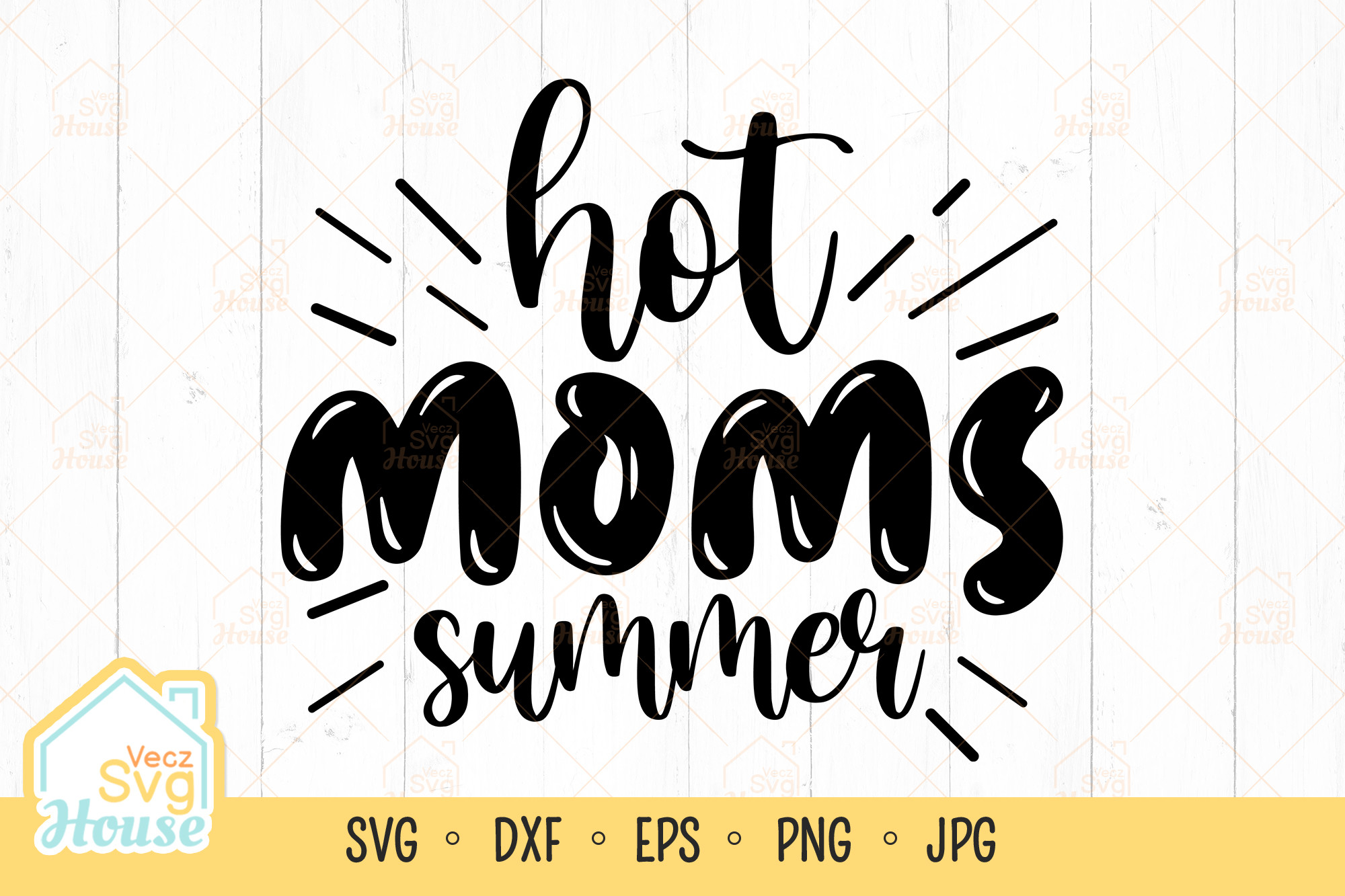 Hot Moms Summer Svg Graphic by VeczSvgHouse · Creative Fabrica