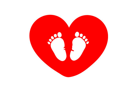 Free Free 271 Heart Baby Feet Svg SVG PNG EPS DXF File