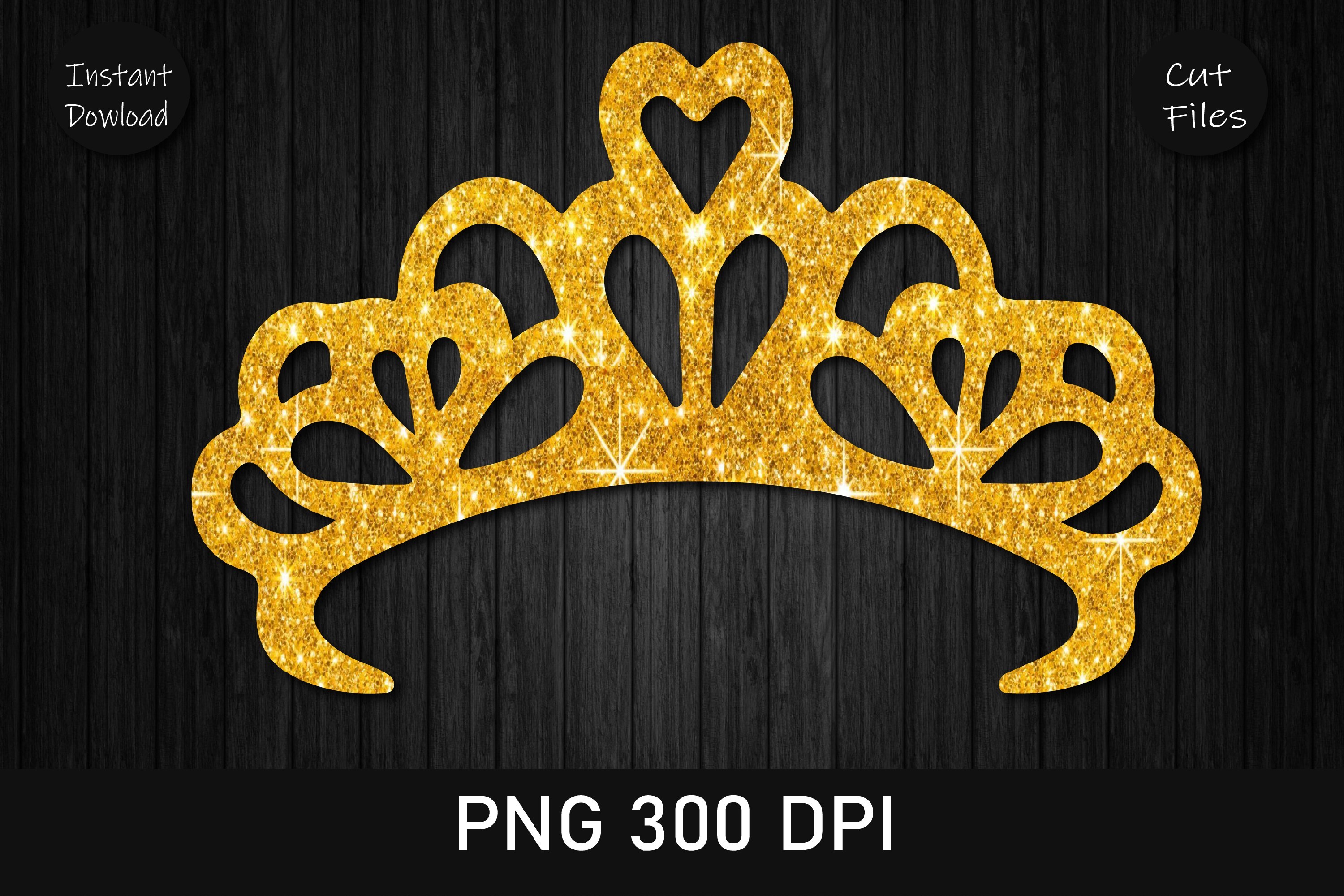 yellow princess crown