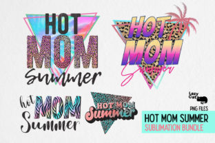 Hot Mom Summer Bundle Graphic by Lazy Cat · Creative Fabrica
