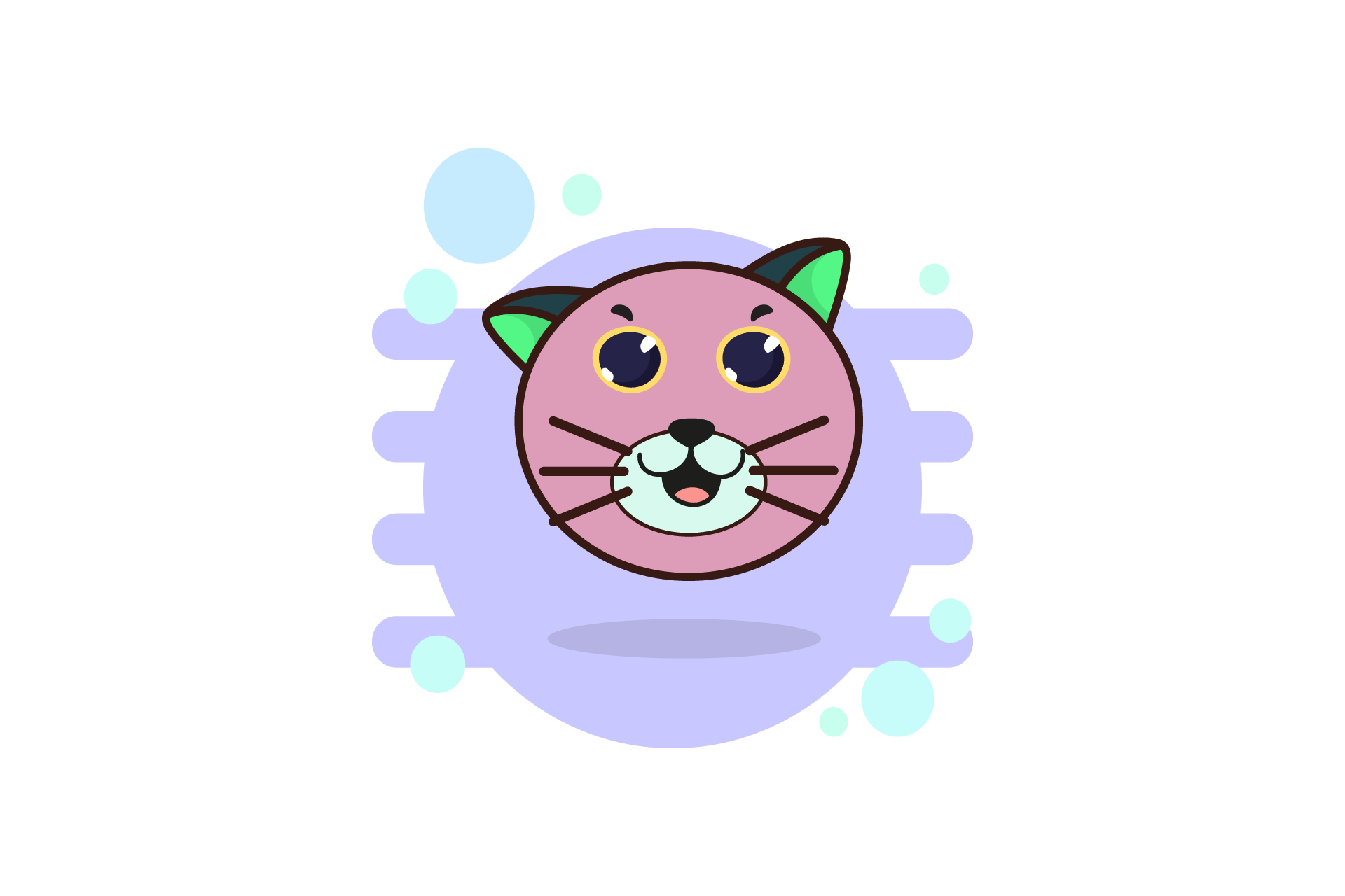 Cat Head Icon Graphic by Tigade std · Creative Fabrica
