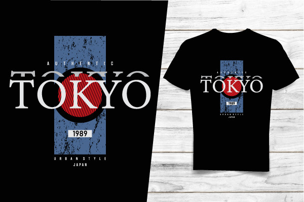 T Shirt - Tokyo Graphic by mattaridwan · Creative Fabrica