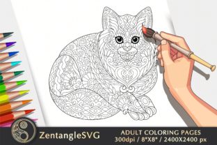 Download Koi Fish Coloring Page For Adults Kids Graphic By Zentanglesvg Creative Fabrica