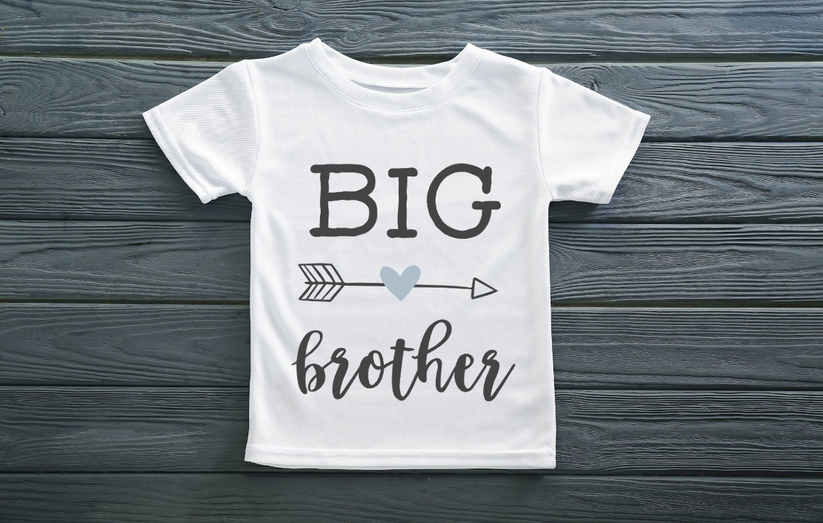 Big Brother with Arrow and Heart Svg Graphic by point · Creative Fabrica