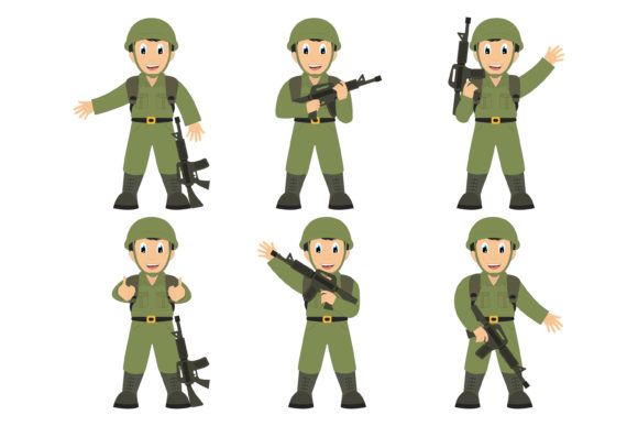 army cartoon