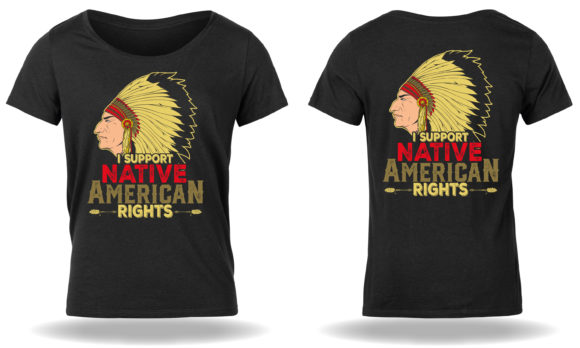 I Support Native American Rights Graphic by Mi_Miraz · Creative Fabrica