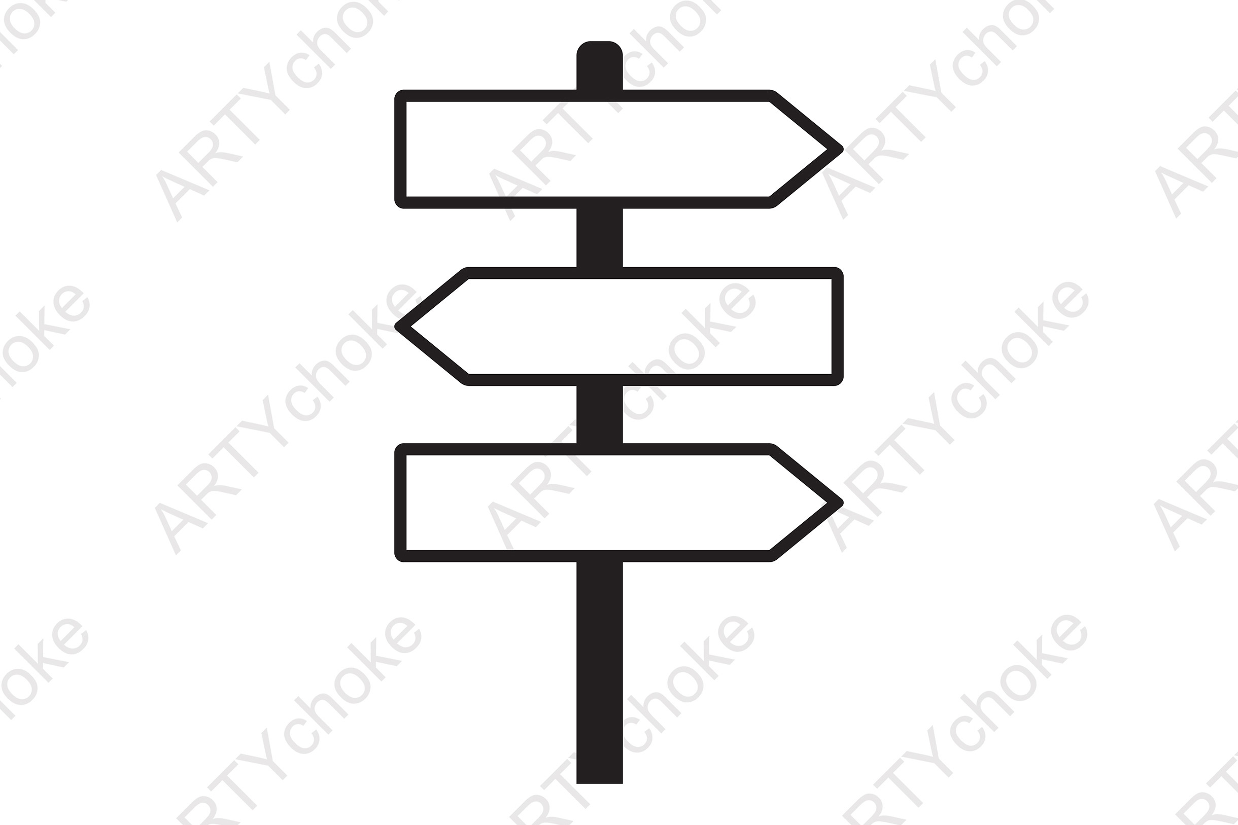 Blank Street Signs SVG, PDF, Street Alphabet SVG, Street Sign