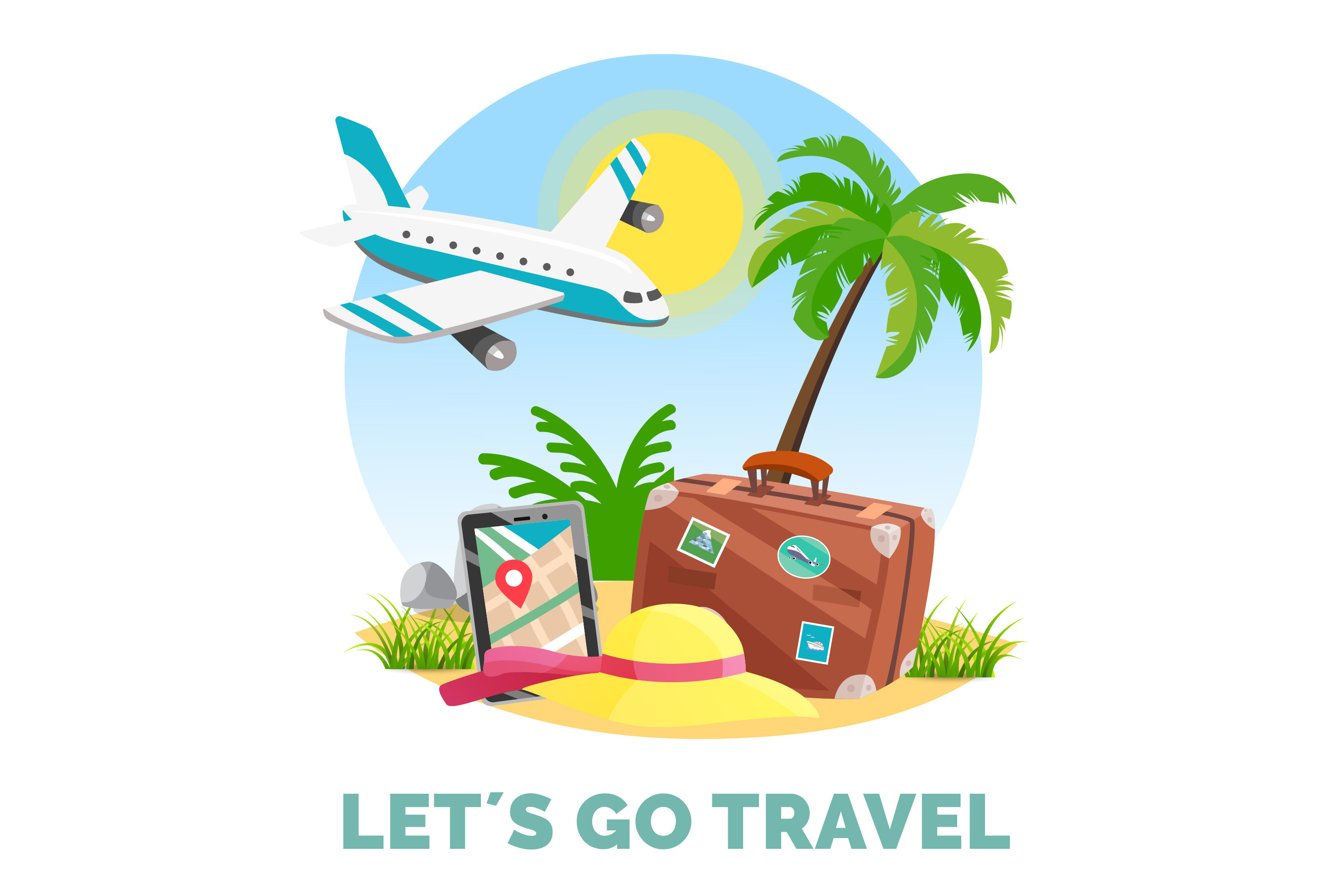 travel place graphic