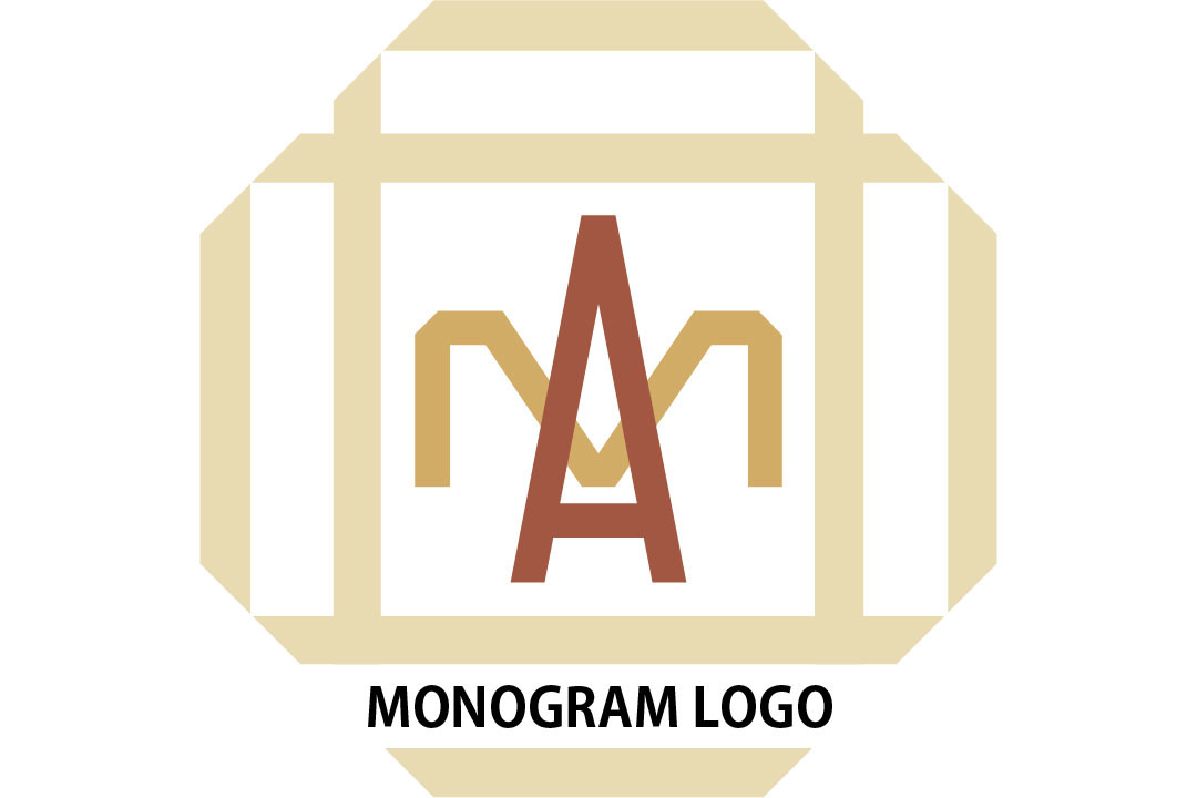 Monogram AM Logo Graphic by Greenlines Studios · Creative Fabrica