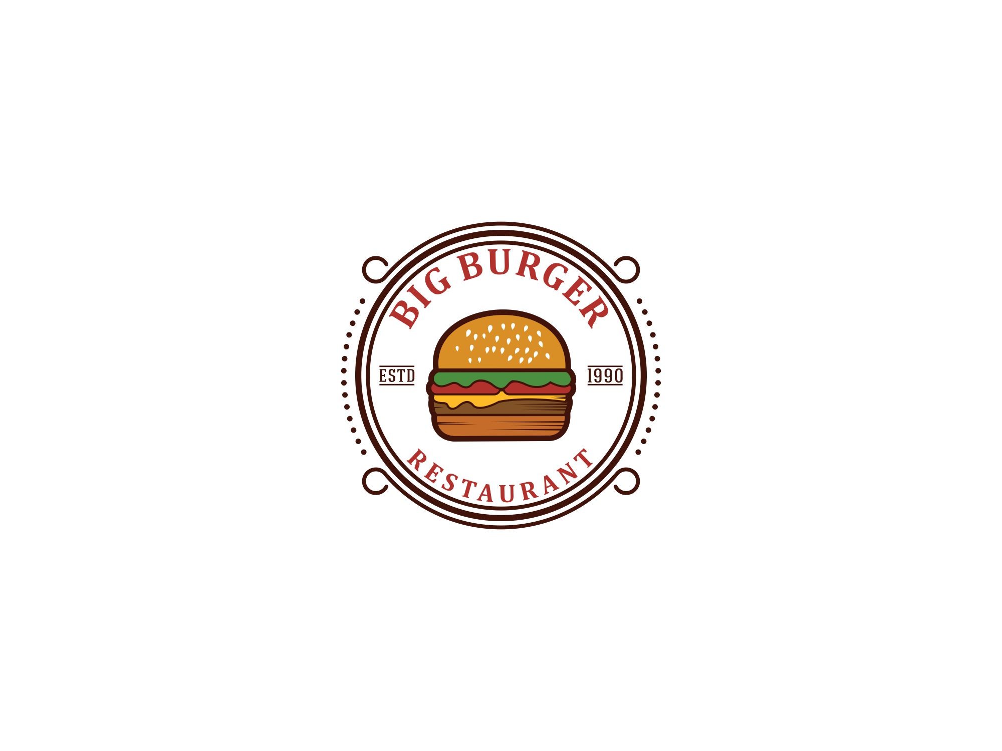 Burgers Logo Graphic by a r t t o 23 · Creative Fabrica